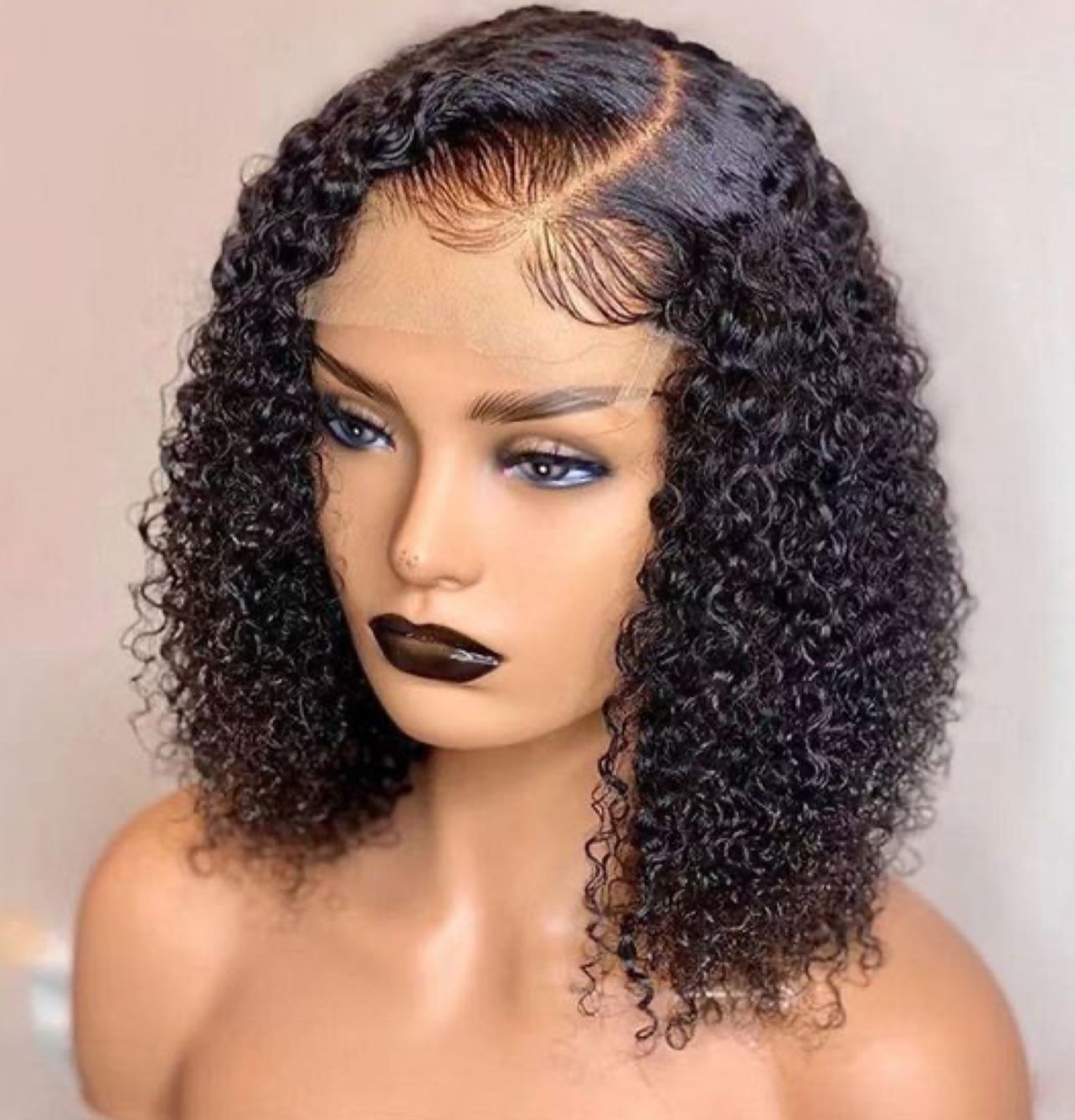 5X5 Glueless Jerry curly closure wig