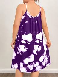 'Tie dye sleeveless dress
