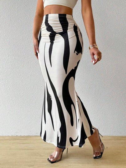 Women's Printed Maxi skirt