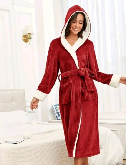 Ladies' hooded robe