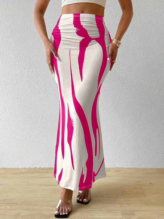 Women's Printed Maxi skirt