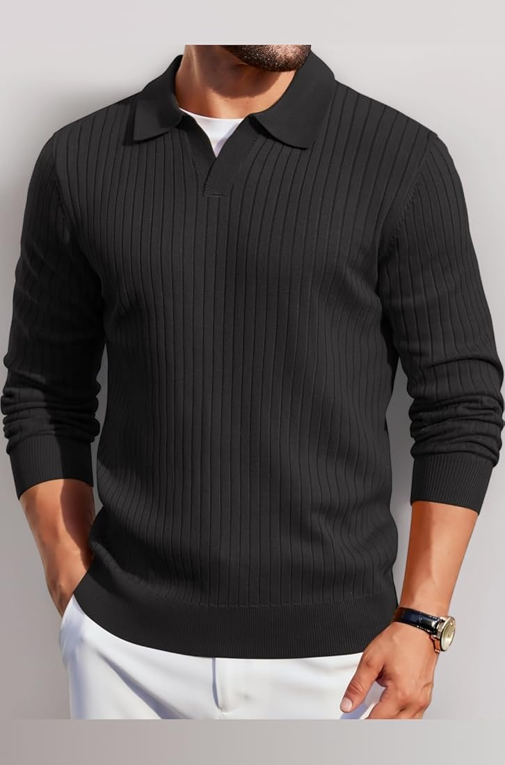 Long-sleeve light weight knit sweater