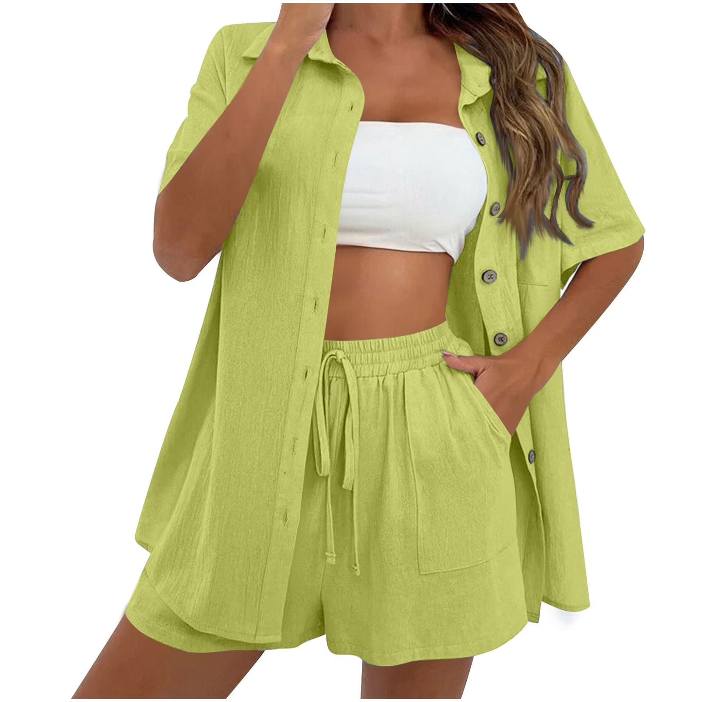 Summer Two-piece linen