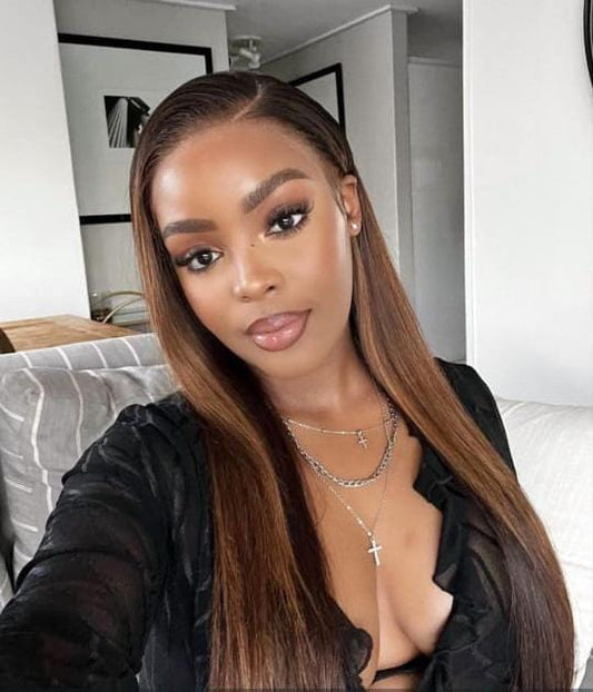 13X4 1/4 Straight frontal wig