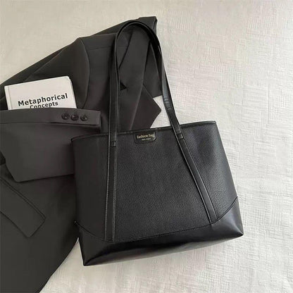 Ladies' two-toned tote bag