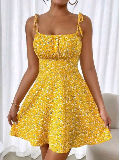 Floral print Vacation dress