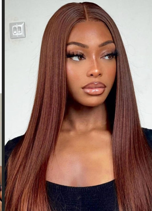 22 Inches 13X4 Straight Lindy colour