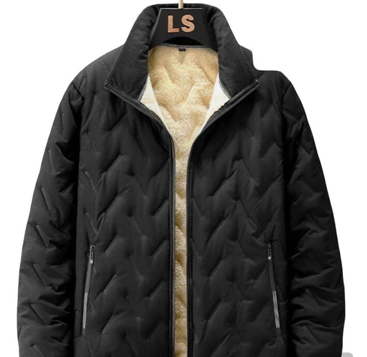 Sherpa-Lined Puffer Coat