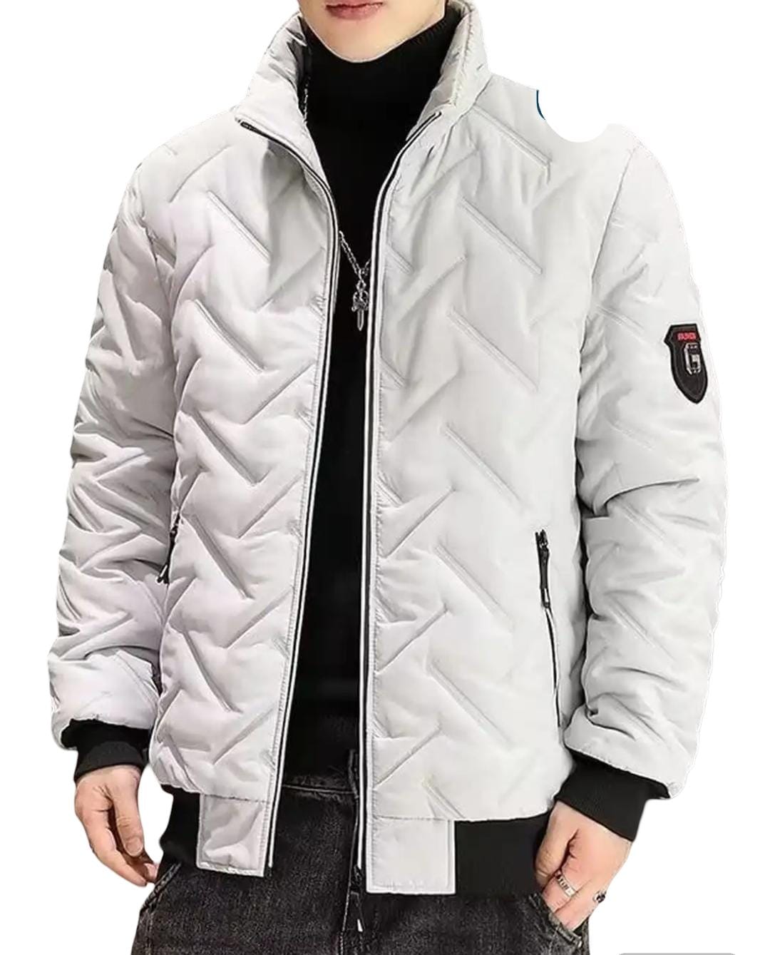 Lightweight Casual Stand Collar Puffer Jacket