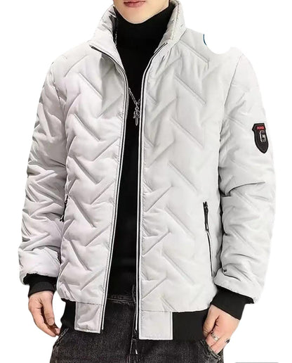 Lightweight Casual Stand Collar Puffer Jacket