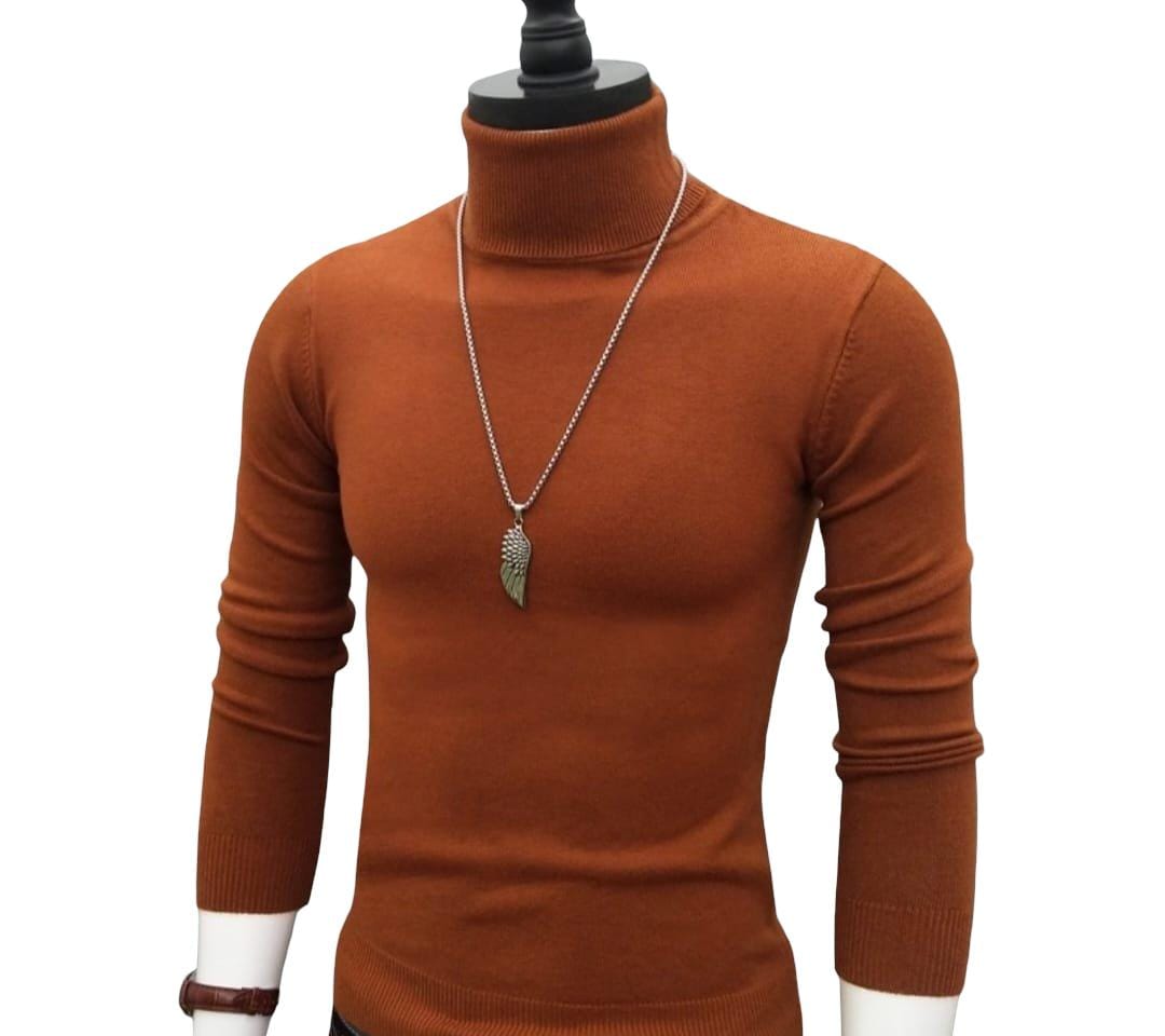 Slim-fit turtleneck sweater