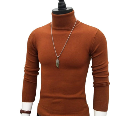 Slim-fit turtleneck sweater