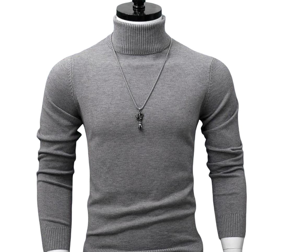 Slim-fit turtleneck sweater