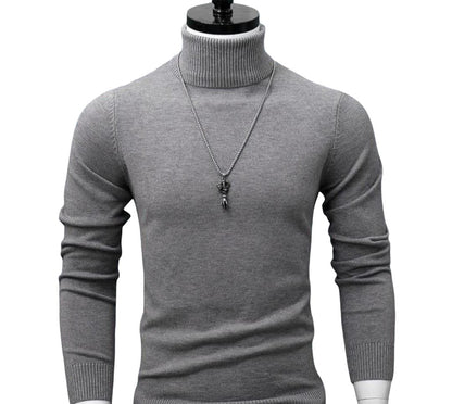 Slim-fit turtleneck sweater
