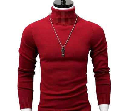 Slim-fit turtleneck sweater