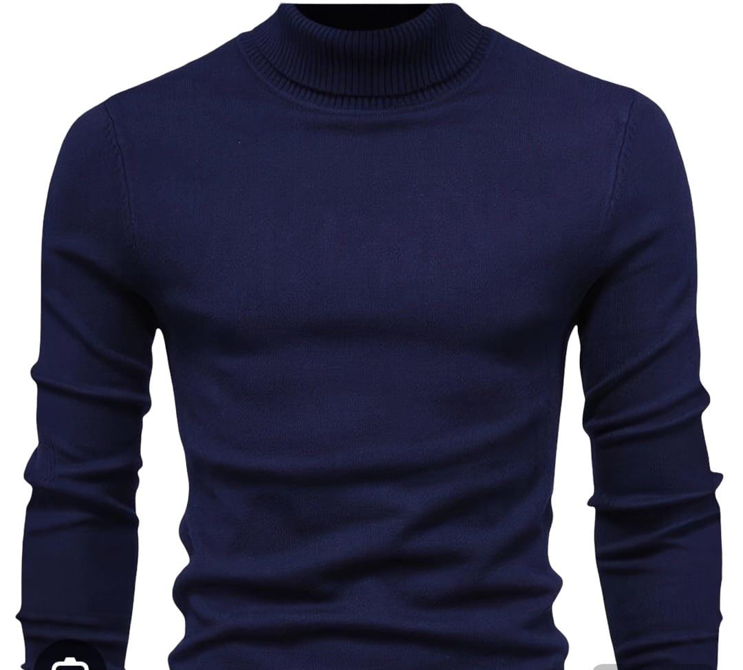 Slim-fit turtleneck sweater