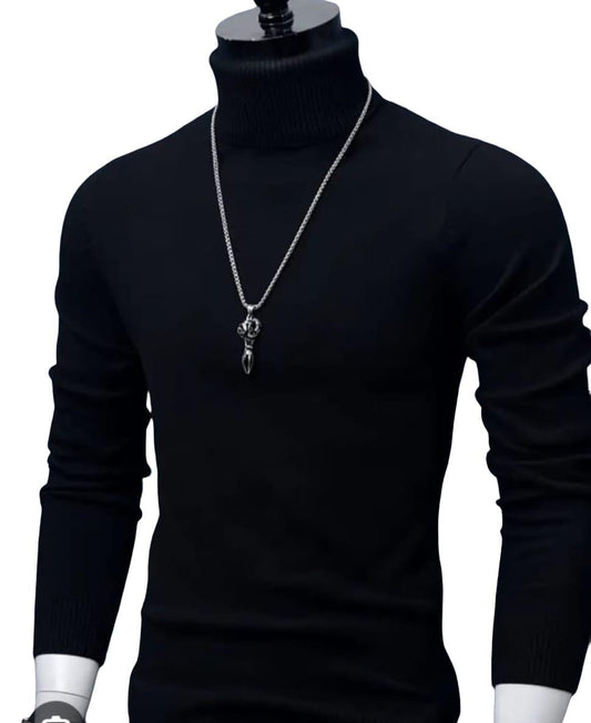 Slim-fit turtleneck sweater
