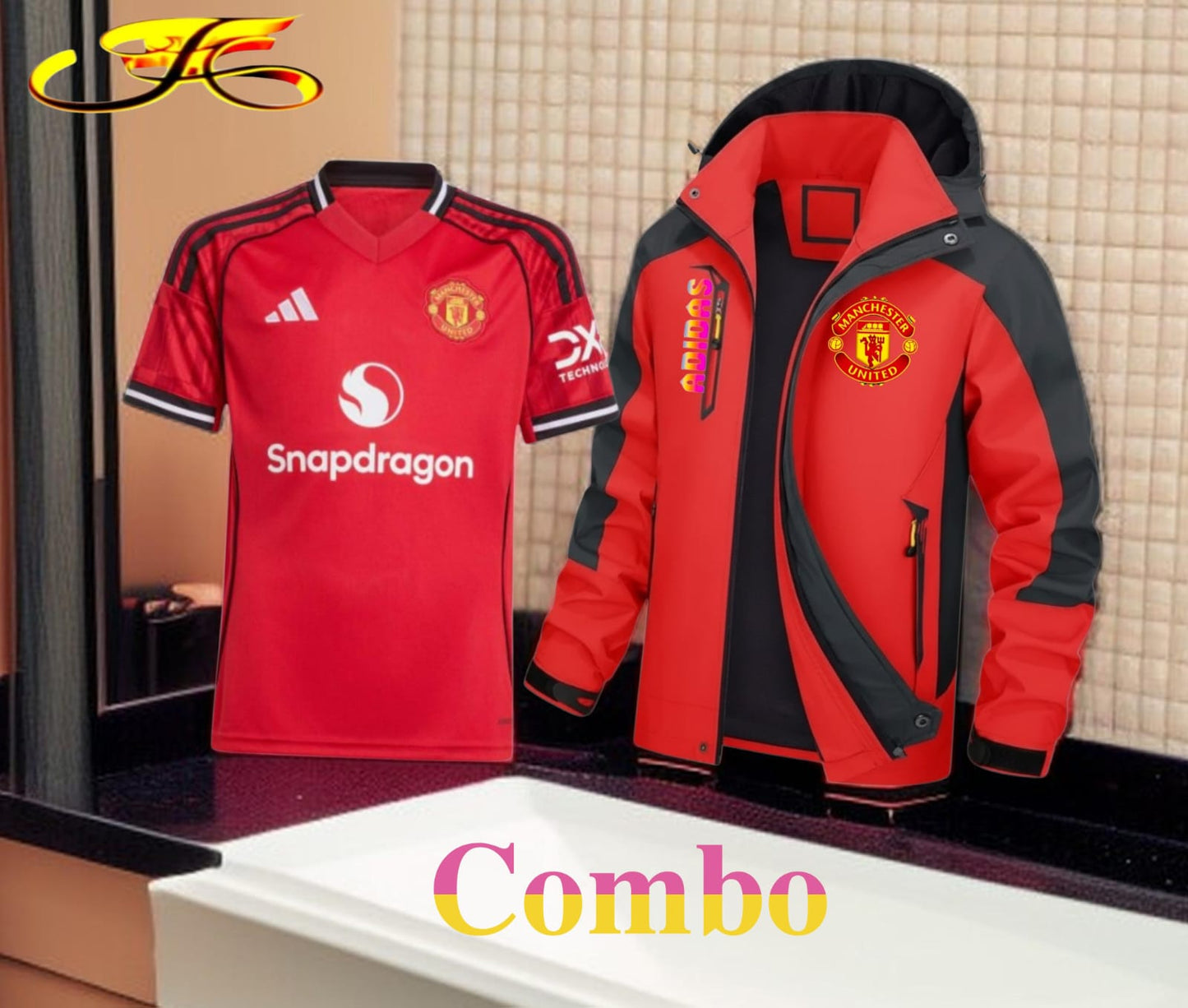 Man-U T-shirt and Jacket combo