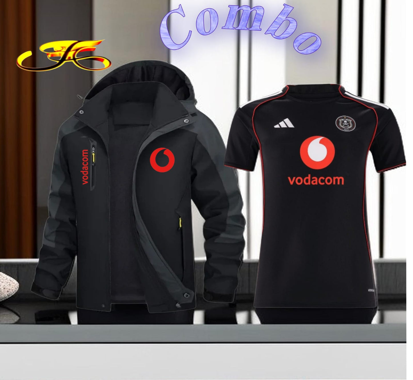 Orlando Pirates T-shirt and jacket