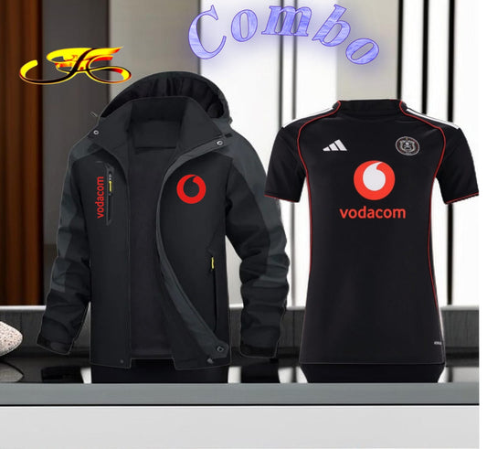 Orlando Pirates T-shirt and jacket