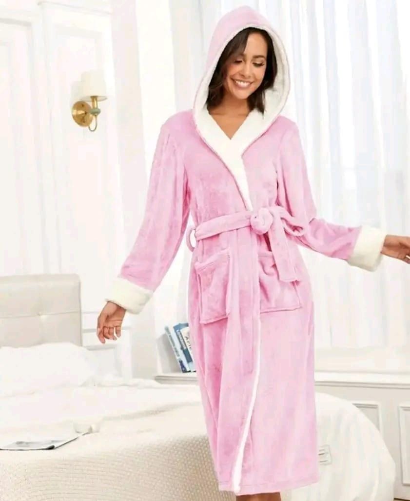 Ladies' hooded robe