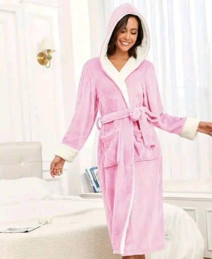 Ladies' hooded robe