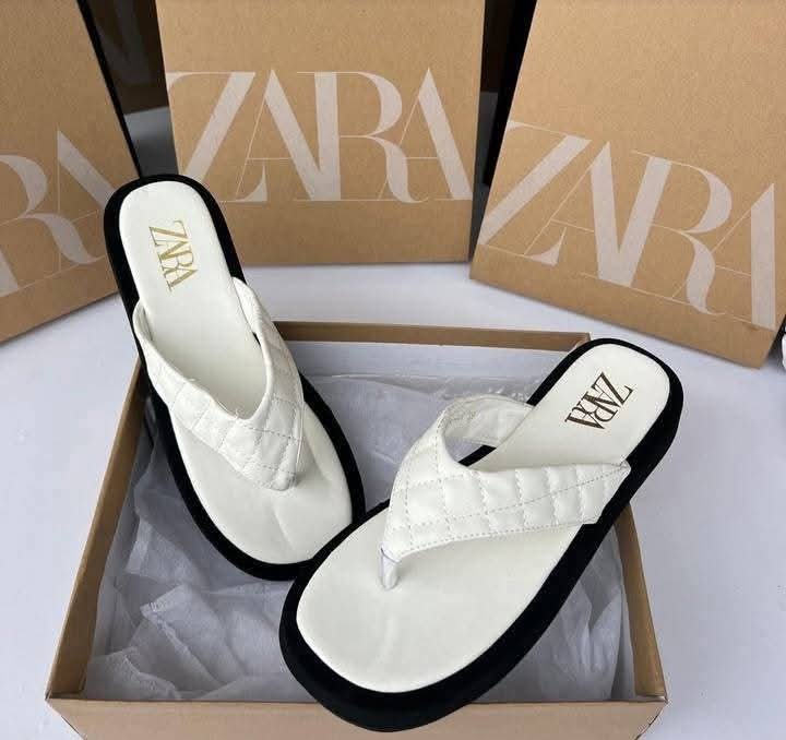 Zara Platform thong sandals