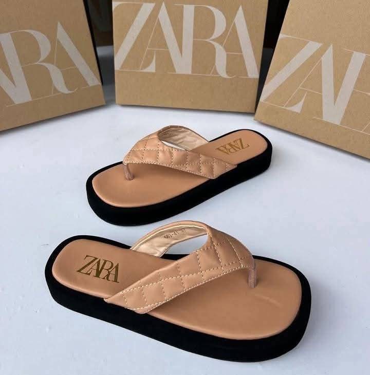 Zara Platform thong sandals