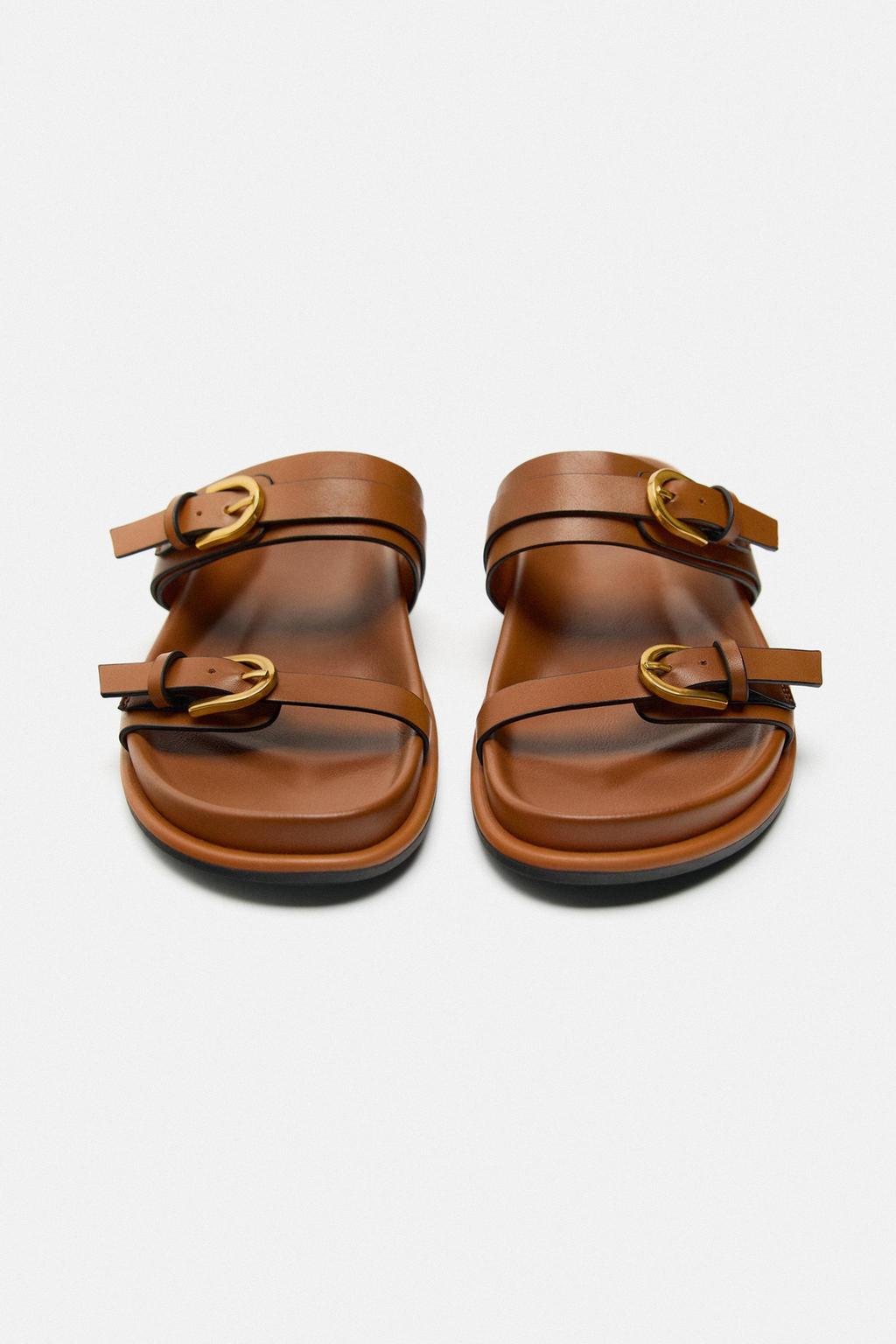 The buckled sandals