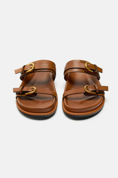 The buckled sandals