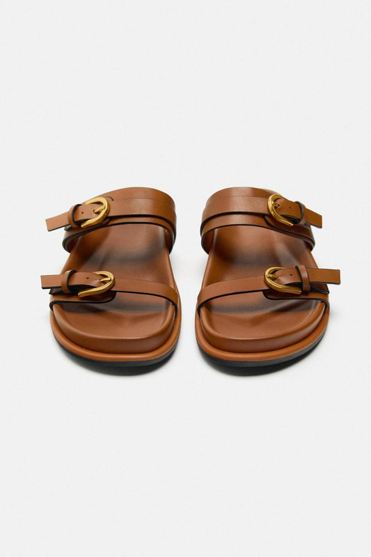 The buckled sandals