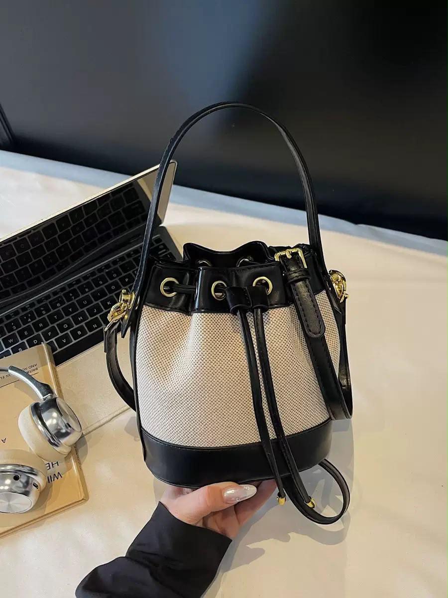 Women’s Drawstring Bucket Bag