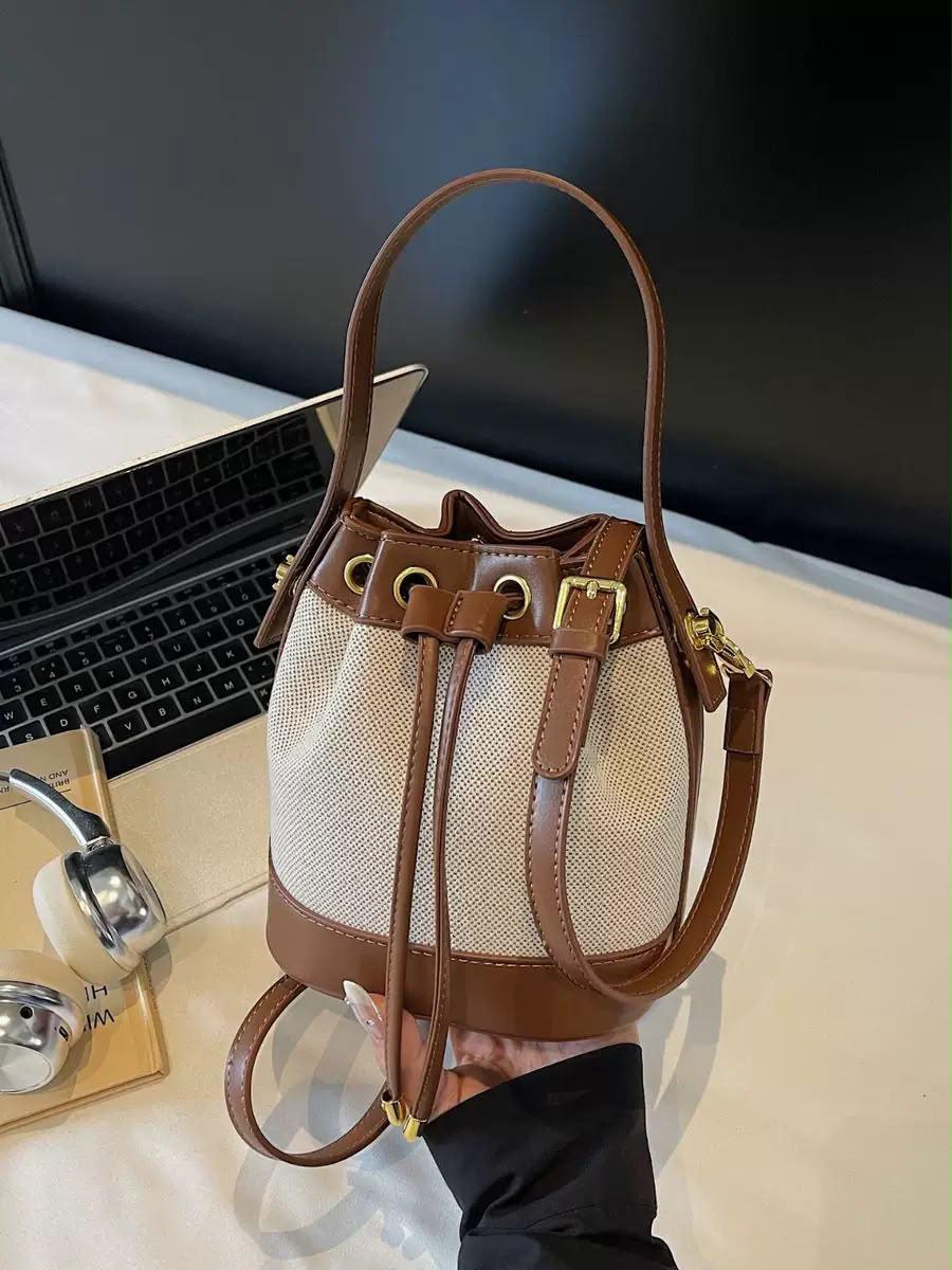 Women’s Drawstring Bucket Bag
